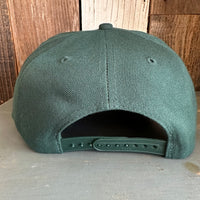 Hermosa Beach MUY HERMOSA 6 Panel Mid Profile Baseball Cap - Dark Green
