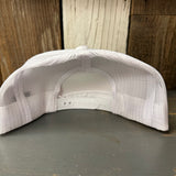Hermosa Beach HERMOSA '84 Trucker Hat - White (Flat Brim)