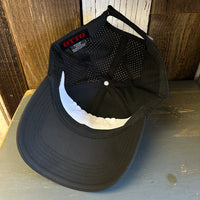 SOUTH BAY SURF (Navy Colored Patch) - 6 Panel Low Profile Baseball Cap - Black