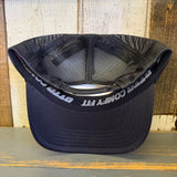 SOUTH BAY SURF (Black Patch) High Crown Trucker Hat - Black