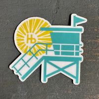 Hermosa Beach Stickers / Wicked House Stickers - SMALL & LARGE STICKERS