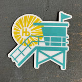 Hermosa Beach Stickers / Wicked House Stickers - SMALL & LARGE STICKERS