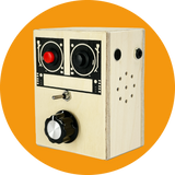LOOPY LOU | SOUND TOY WITH LOOP SWITCH Hand-Made Wooden Voice Recorder