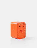Global Travel Adapter - Forget Me Not Orange