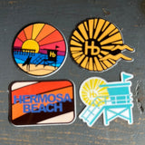 Hermosa Beach Stickers / Wicked House Stickers - SMALL & LARGE STICKERS