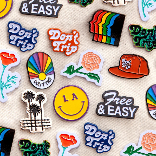 FREE & EASY ENAMEL PINS