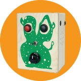 BLOB LOBLAW | SOUND TOY WITH LOOP SWITCH Hand-Made Wooden Voice Recorder