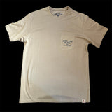 Here for a Beer Pocket Tee - Tan