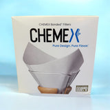 CHEMEX® ☕️ Bonded Filters Pre-Folded WHITE Squares :: FS-100