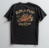 Run for Fun Pocket Organic Tee - Black