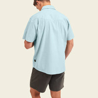 Crosscut Deluxe Short Sleeve Shirt Fronds : Nile Blue