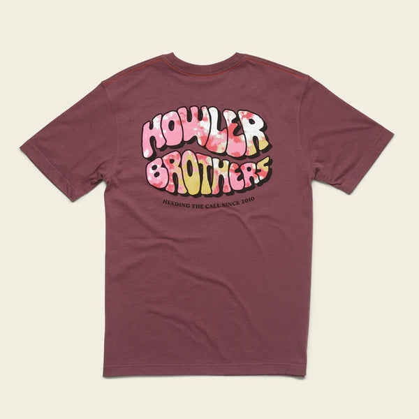 Howler Bubble Gum Tee T-Shirt :: Plum Winew