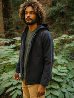Hooded Deck Jacket - Navy