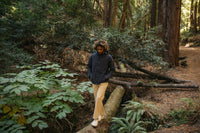Hooded Deck Jacket - Navy