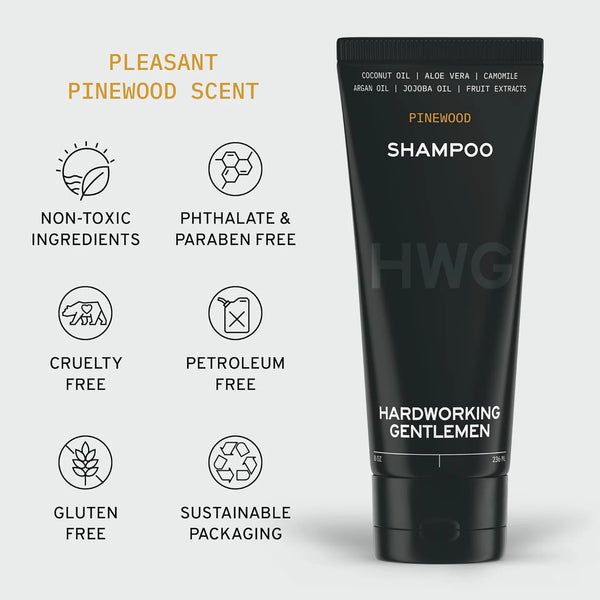 HWG :: SHAMPOO :: PINEWOOD SCENT (8 oz Tube)