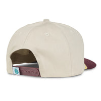 Buena Suerte Hat - Cream/Maroon
