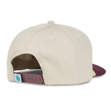 Buena Suerte Hat - Cream/Maroon