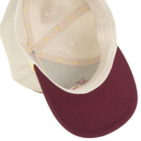 Buena Suerte Hat - Cream/Maroon