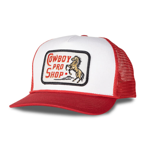 Cowboy Pro Shop Hat - Red/White