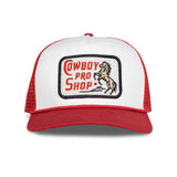 Cowboy Pro Shop Hat - Red/White
