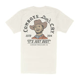 COWBOYS DON'T CRY Tee - White White