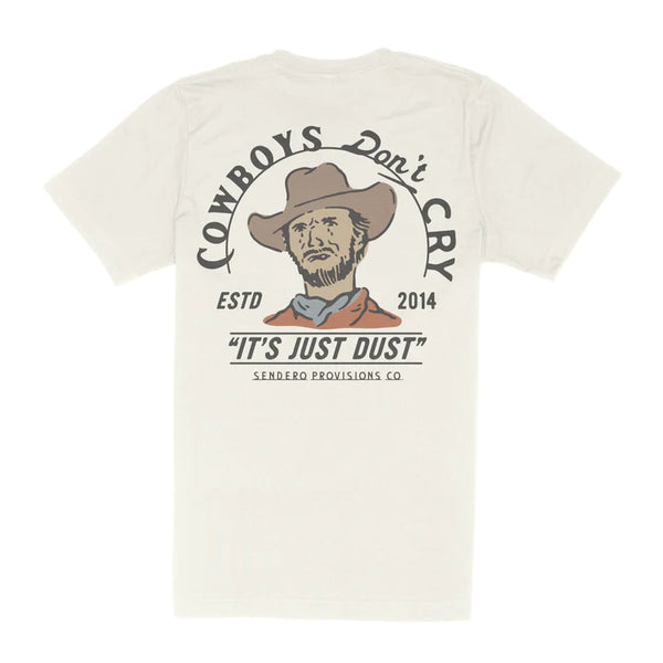 COWBOYS DON'T CRY Tee - White White