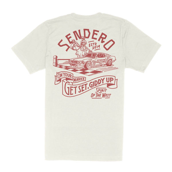 Giddy Up T-Shirt - Vintage White Tee