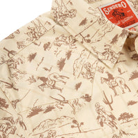 Serape Pearl Snap Short Sleeve Shirt - Amarillo - Desert Rodeo Print