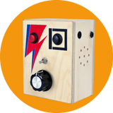 SPACE ODDITY | SOUND TOY WITH LOOP SWITCH Hand-Made Wooden Voice Recorder (Copy) (Copy)