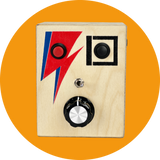 SPACE ODDITY | SOUND TOY WITH LOOP SWITCH Hand-Made Wooden Voice Recorder (Copy) (Copy)