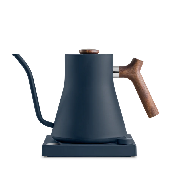 Stagg EKG Electric Kettle - Stone Blue + Walnut