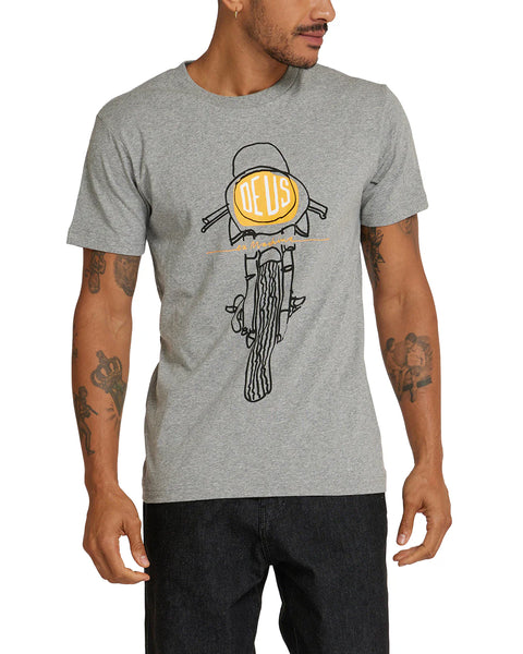 Frontal Matchless Tee - Grey