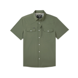 THE GRAZER || SLIM FIT Short Sleeve Pearl Snap Western TUFF THREADS Shirt