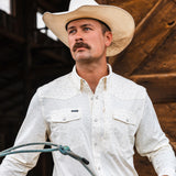 THE VEGA || SLIM FIT Long Sleeve Pearl Snap Western Shirt