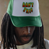F&E X BOB MARLEY TUFF GONG TRUCKER HAT - Green/White