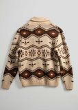 Wincha Shawl Collar Sweater - Natural