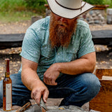 THE BAT MASTERSON || Slim Fit Short Sleeve Pearl Snap Western Shirt