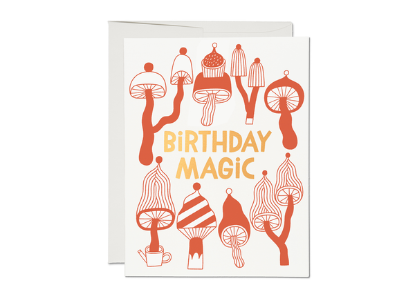 Mushroom Magic :: Birthday Greeting Card
