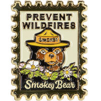 Smokey Bear Postage Stamp Pin
