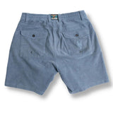 ARROYO 7" INSEAM STRETCH CORDUROY WALKSHORTS - STEEL BLUE