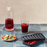 ICE BOX Reusable Silicone Ice Tray & Ice Storage- Charcoal