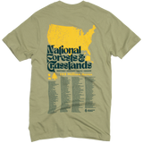 National Forests and Grasslands Pocket Tee - Bay Leaf