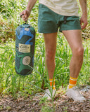 Dancin' Frogs Recycled Camp Blanket