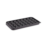 ICE BOX Reusable Silicone Ice Tray & Ice Storage- Charcoal