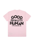 GOOD QUALITY HUMAN TEE :: LOS ANGELES EDITION - Pink/Black