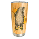California Woodgrain Bear Hug Travel Mug