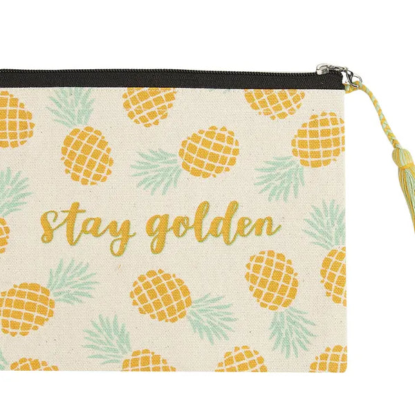 Stay Golden Zip Pouch