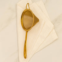 Fine Mesh Cocktail Strainer Gold