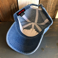 Hermosa Beach MUY HERMOSA 6 Panel Low Profile Style Dad Hat - Navy Denim