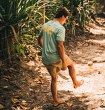Dual Howler T-Shirt :: Seafoam Heather